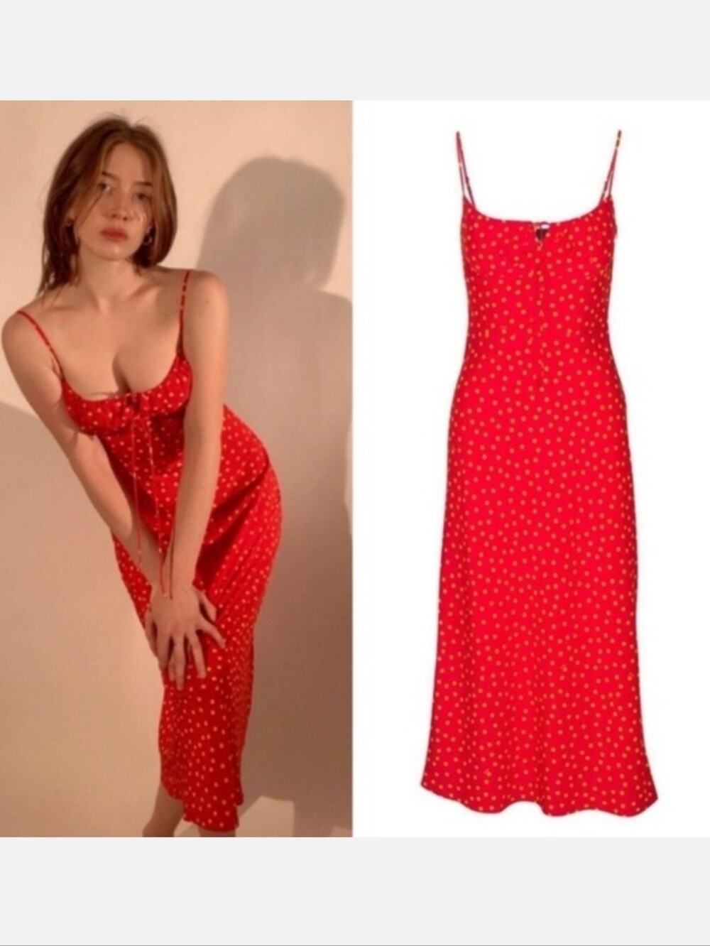 REALISATION PAR THE ALBA ROSSA SILK DRESS